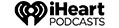 iHeart Podcasts logo in black and white