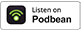 Podbean logo with the text "Listen on Podbean.