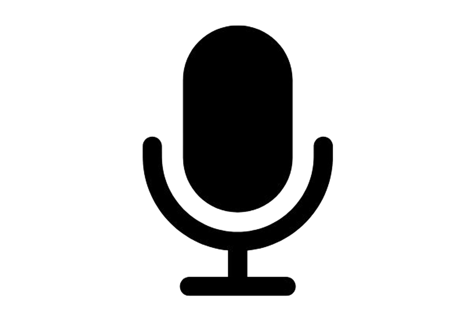 Microphone icon symbolizing voice and outreach.